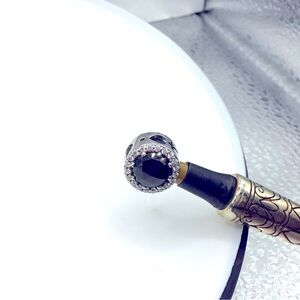 Pandora Disney Evil Mistress Black Magic CZ Stone!